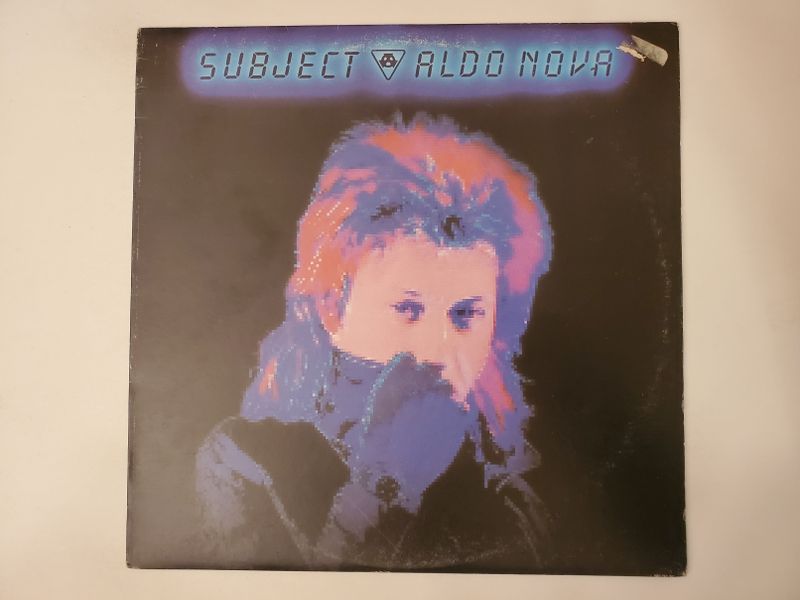 Aldo Nova Subject vinyl record